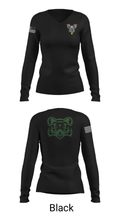Huron High School Golf 87318212 Women's Long Sleeve V-neck Shirt - 25