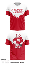 Smyrna Lacrosse 59193810 Short Sleeve Performance Shirt - 1