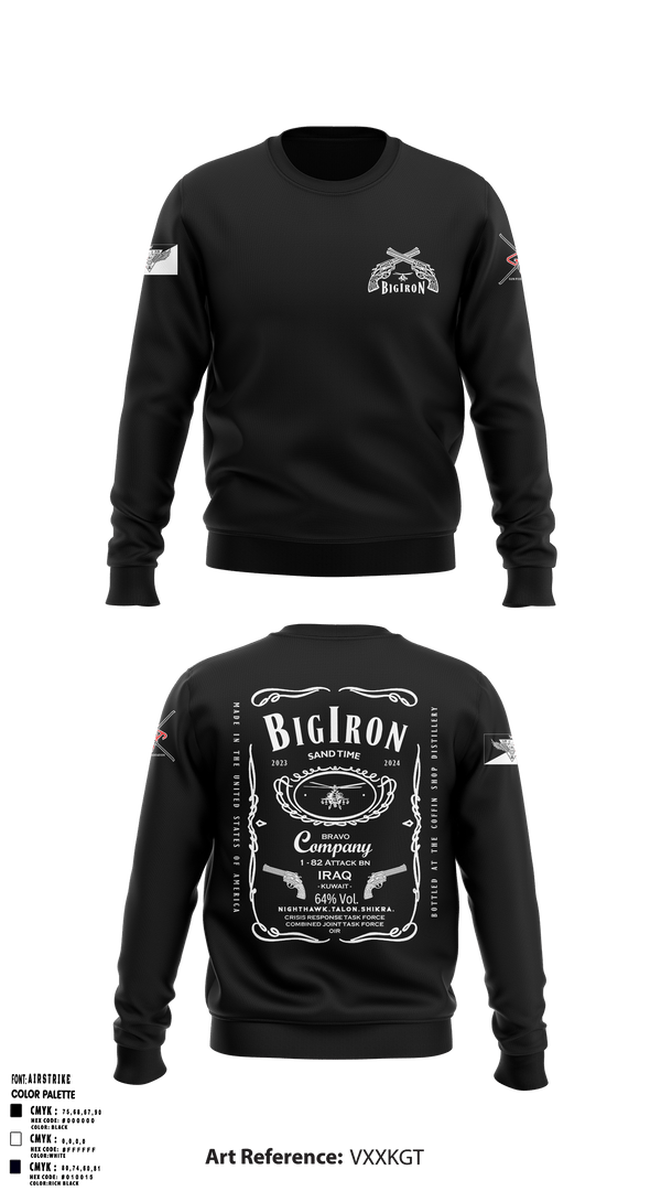 Crew Neck Sweatshirt, Whitewolf, Army, Teamtime, Team time, sublimation, custom sports apparel, team uniforms, spirit wear, spiritwear, sports uniforms, custom shirts, team store, custom team store, fundraiser sports, apparel fundraiser