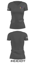 Wenatchee High School Golf 50690358 Women's Short Sleeve V-neck Shirt - 16