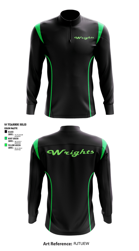 Quarter Zip Jacket, Wrights road service, , Teamtime, Team time, sublimation, custom sports apparel, team uniforms, spirit wear, spiritwear, sports uniforms, custom shirts, team store, custom team store, fundraiser sports, apparel fundraiser