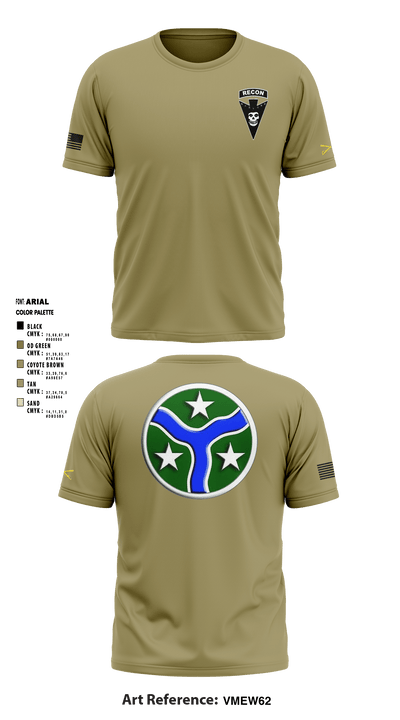 3/278 Armored Calvary Regiment 57774458 Short Sleeve Performance Shirt - 4