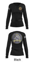 American Legion Post 24 66493218 Women's Long Sleeve V-neck Shirt - 13