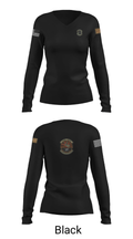 128th Air Control Squadron 4875965 Women's Long Sleeve V-neck Shirt - 39
