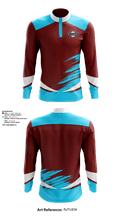 Okemos High School Ice Hockey 23733404 Quarter Zip Jacket - 1