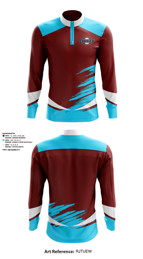 Quarter Zip Jacket, Okemos High School Ice Hockey, Ice Hockey, Teamtime, Team time, sublimation, custom sports apparel, team uniforms, spirit wear, spiritwear, sports uniforms, custom shirts, team store, custom team store, fundraiser sports, apparel fundraiser