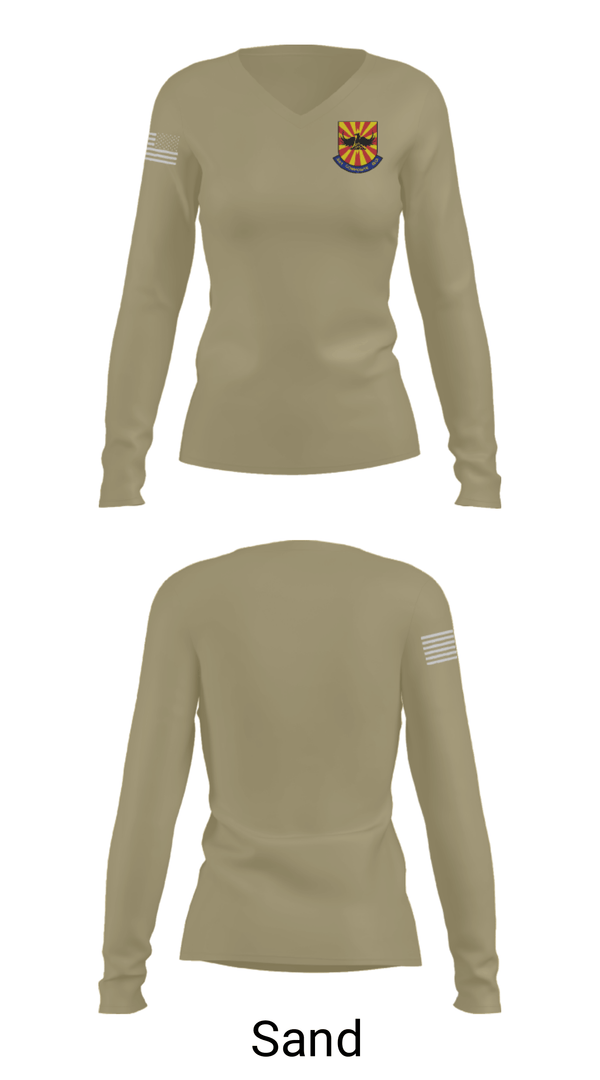 Women's Long Sleeve Vneck Shirt, , Air Force, Teamtime, Team time, sublimation, custom sports apparel, team uniforms, spirit wear, spiritwear, sports uniforms, custom shirts, team store, custom team store, fundraiser sports, apparel fundraiser