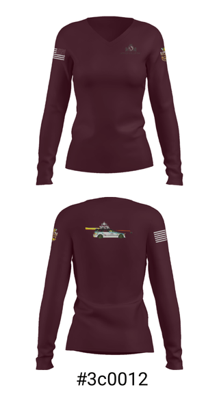 Women's Long Sleeve Vneck Shirt, , , Teamtime, Team time, sublimation, custom sports apparel, team uniforms, spirit wear, spiritwear, sports uniforms, custom shirts, team store, custom team store, fundraiser sports, apparel fundraiser