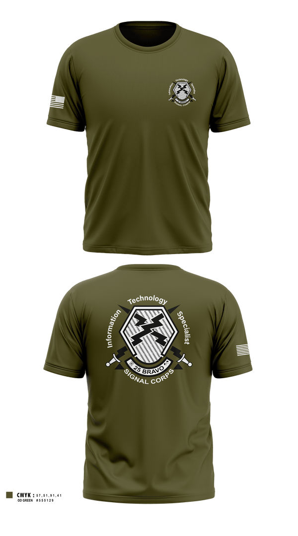 Old School Cotton Feel Shirt, 25 Bravo, Army, Teamtime, Team time, sublimation, custom sports apparel, team uniforms, spirit wear, spiritwear, sports uniforms, custom shirts, team store, custom team store, fundraiser sports, apparel fundraiser