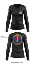 315 SFS CHS 73678027 Women's Long Sleeve V-neck Shirt - 1