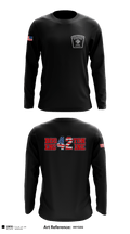 Boston Fire Department Engine-42 59280094 Long Sleeve Performance Shirt - 1