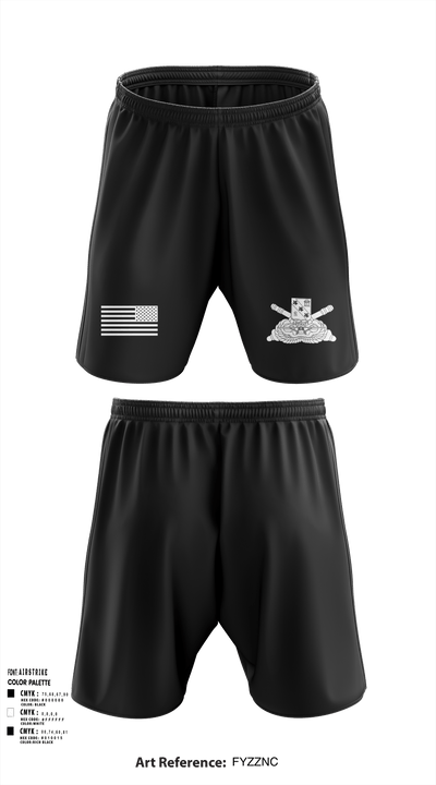 ALPHA BTRY, 2-319th AFAR 68475694 Athletic Shorts With Pockets - 6