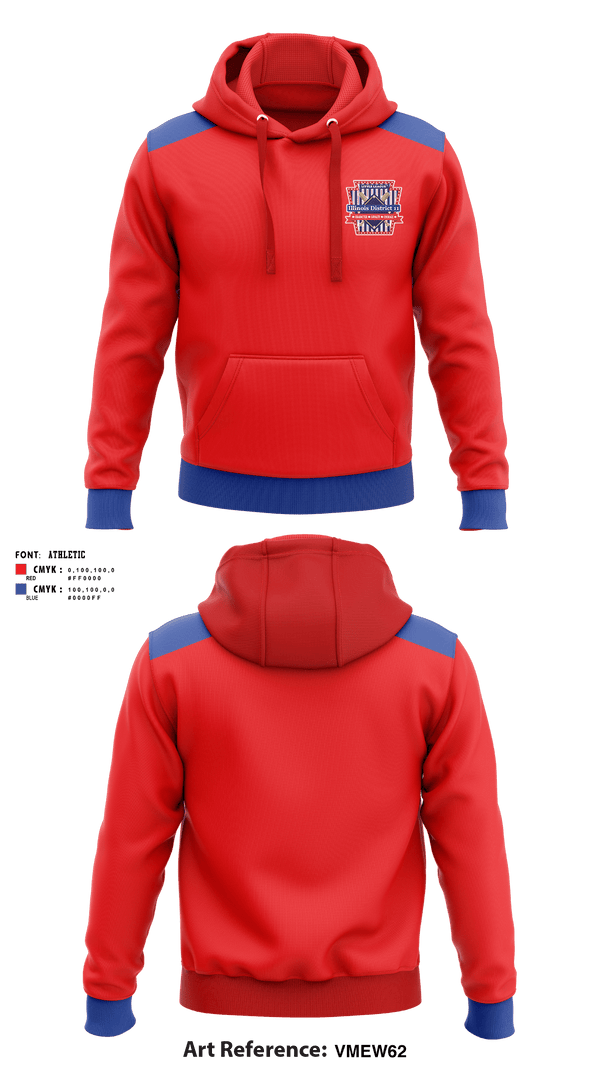 Hoodie, Illinois District 11 Little League, Baseball, Teamtime, Team time, sublimation, custom sports apparel, team uniforms, spirit wear, spiritwear, sports uniforms, custom shirts, team store, custom team store, fundraiser sports, apparel fundraiser
