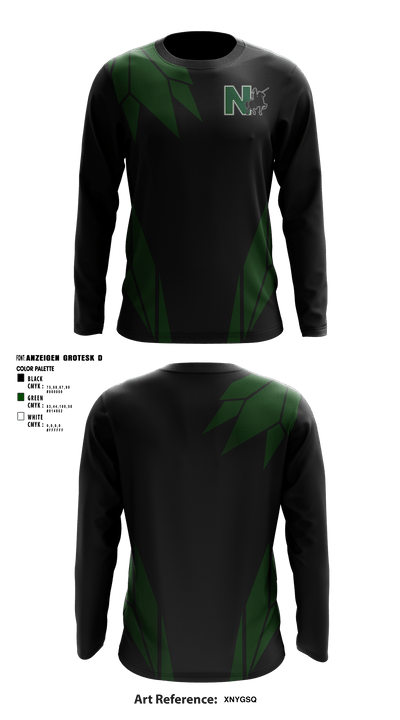 Nordonia High School Basketball 97398215 Long Sleeve Performance Shirt - 1