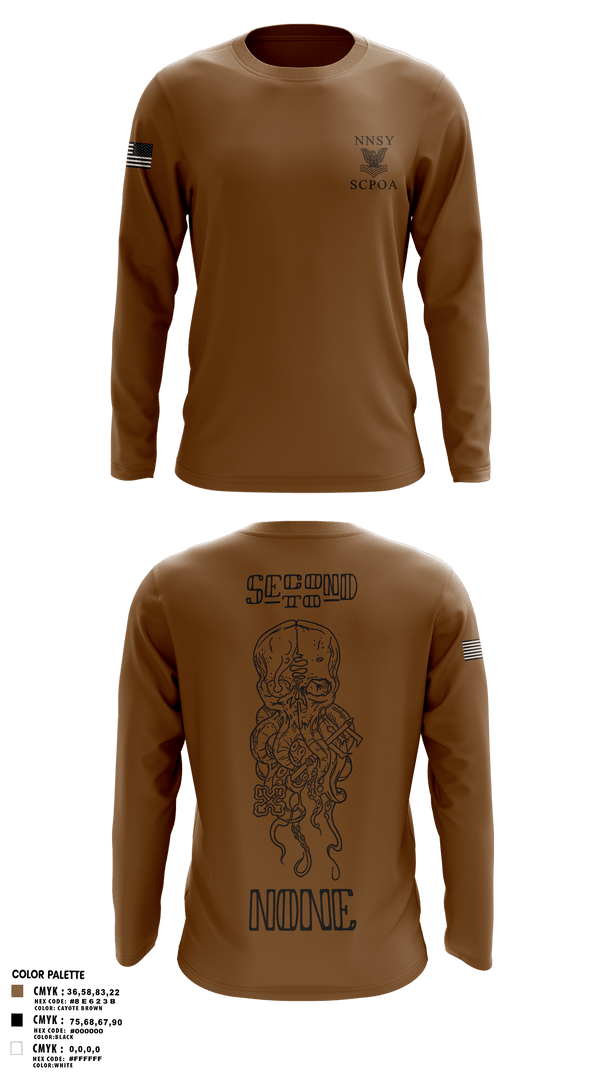 Long Sleeve Performance Shirt, NNSY SCPOA, Navy, Teamtime, Team time, sublimation, custom sports apparel, team uniforms, spirit wear, spiritwear, sports uniforms, custom shirts, team store, custom team store, fundraiser sports, apparel fundraiser