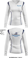 Bug N Out 92619524 Women's Long Sleeve V-neck Shirt - 2