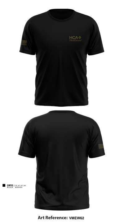 HCA HEALTHCARE 97224522 Short Sleeve Performance Shirt - 4