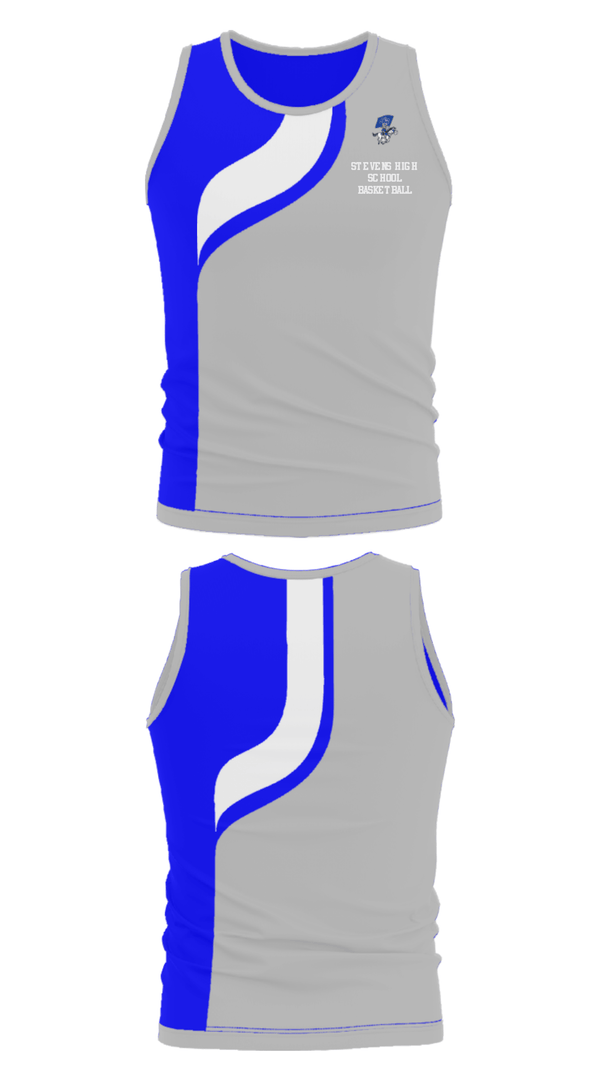 Tank Top, Stevens High School Basketball, Men's Basketball, Teamtime, Team time, sublimation, custom sports apparel, team uniforms, spirit wear, spiritwear, sports uniforms, custom shirts, team store, custom team store, fundraiser sports, apparel fundraiser