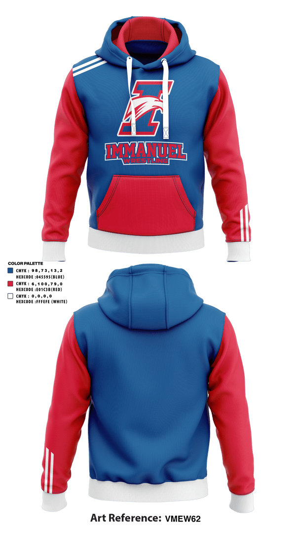 Hoodie, Immanuel High School Wrestling, Wrestling, Teamtime, Team time, sublimation, custom sports apparel, team uniforms, spirit wear, spiritwear, sports uniforms, custom shirts, team store, custom team store, fundraiser sports, apparel fundraiser