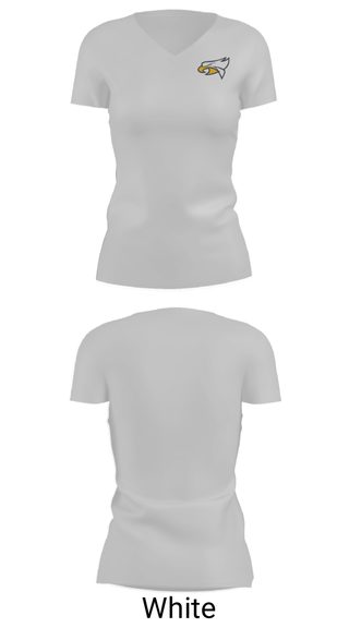 Women's Short Sleeve Vneck Shirt, Hudsonville High School, Spirit Store, Teamtime, Team time, sublimation, custom sports apparel, team uniforms, spirit wear, spiritwear, sports uniforms, custom shirts, team store, custom team store, fundraiser sports, apparel fundraiser