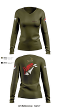 2-6 Cav Alpha troop Renegades 57667590 Women's Long Sleeve V-neck Shirt - 6