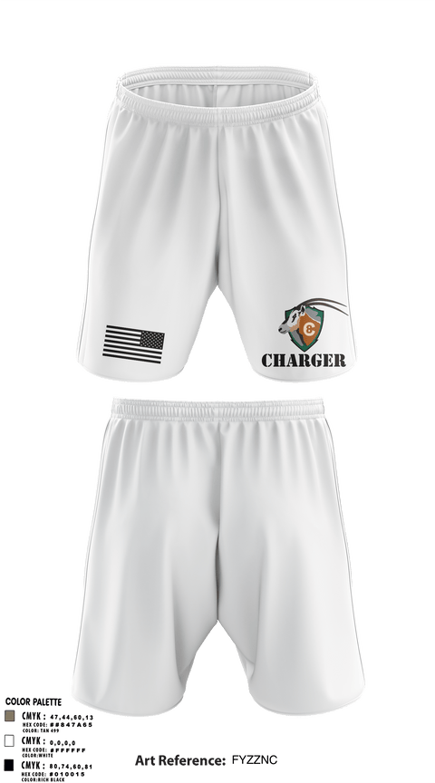 Athletic Shorts With Pockets, CHARGER, Army, Teamtime, Team time, sublimation, custom sports apparel, team uniforms, spirit wear, spiritwear, sports uniforms, custom shirts, team store, custom team store, fundraiser sports, apparel fundraiser
