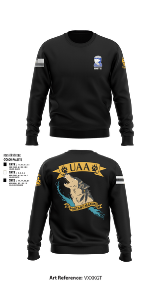 Crew Neck Sweatshirt, ARMY ROTCArmy ROTC, Army, Teamtime, Team time, sublimation, custom sports apparel, team uniforms, spirit wear, spiritwear, sports uniforms, custom shirts, team store, custom team store, fundraiser sports, apparel fundraiser