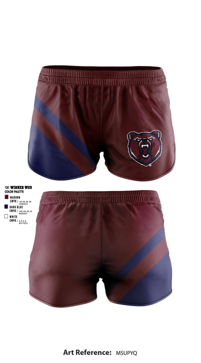 Berkley High School Cheer 2876422 Women's Shorts - 1