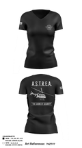 San Diego County Sheriff ASTREA 4789154 Women's Short Sleeve V-neck Shirt - 63