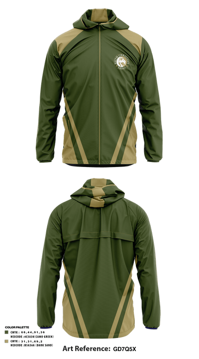 Faith Christian School Track 8170365 Windbreaker - 1