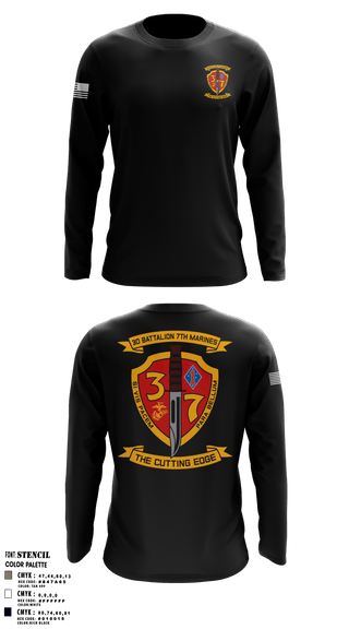 Long Sleeve Performance Shirt, , Marines, Teamtime, Team time, sublimation, custom sports apparel, team uniforms, spirit wear, spiritwear, sports uniforms, custom shirts, team store, custom team store, fundraiser sports, apparel fundraiser