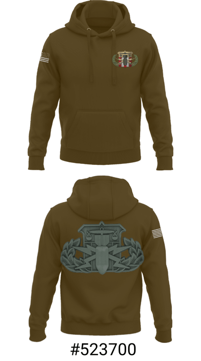 Scranton Police Hazardous Device and Explosives Unit 46481870 Hoodie - 43