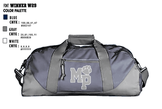 Duffle Bag, Moss Point Athletics, Spirit Store, Teamtime, Team time, sublimation, custom sports apparel, team uniforms, spirit wear, spiritwear, sports uniforms, custom shirts, team store, custom team store, fundraiser sports, apparel fundraiser