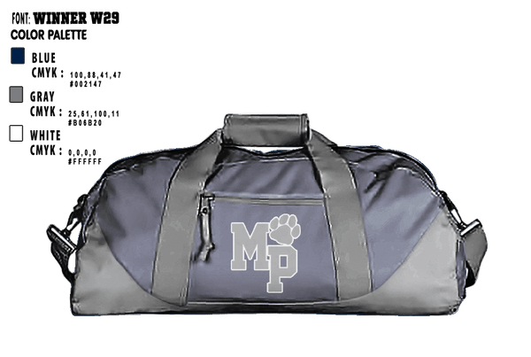 Duffle Bag, Moss Point Athletics, Spirit Store, Teamtime, Team time, sublimation, custom sports apparel, team uniforms, spirit wear, spiritwear, sports uniforms, custom shirts, team store, custom team store, fundraiser sports, apparel fundraiser