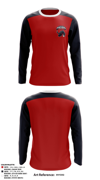 Long Sleeve Performance Shirt, Glen Rock Panthers 12U, Baseball, Teamtime, Team time, sublimation, custom sports apparel, team uniforms, spirit wear, spiritwear, sports uniforms, custom shirts, team store, custom team store, fundraiser sports, apparel fundraiser