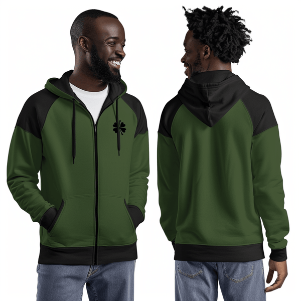 Zip Hoodie, Shamrocks Basketball, Men's Basketball, Teamtime, Team time, sublimation, custom sports apparel, team uniforms, spirit wear, spiritwear, sports uniforms, custom shirts, team store, custom team store, fundraiser sports, apparel fundraiser