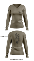 203Rd 85264742 Women's Long Sleeve V-neck Shirt - 2