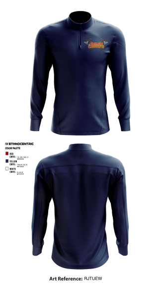 Quarter Zip Jacket, Copperas Chiefs, Football, Teamtime, Team time, sublimation, custom sports apparel, team uniforms, spirit wear, spiritwear, sports uniforms, custom shirts, team store, custom team store, fundraiser sports, apparel fundraiser