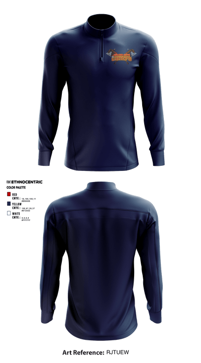 Copperas Chiefs 93621258 Quarter Zip Jacket - 7