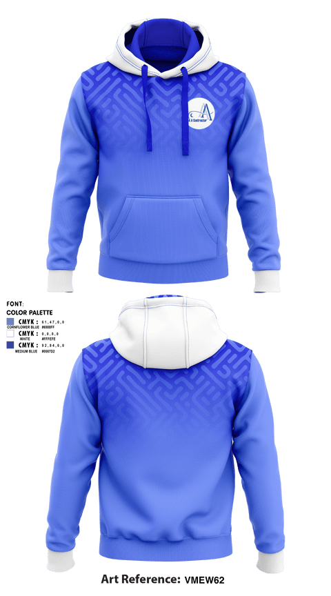 Hoodie, AA Contractor LLCAA Contractor LLC, , Teamtime, Team time, sublimation, custom sports apparel, team uniforms, spirit wear, spiritwear, sports uniforms, custom shirts, team store, custom team store, fundraiser sports, apparel fundraiser
