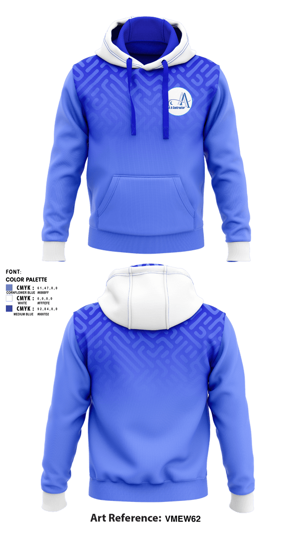 Hoodie, AA Contractor LLCAA Contractor LLC, , Teamtime, Team time, sublimation, custom sports apparel, team uniforms, spirit wear, spiritwear, sports uniforms, custom shirts, team store, custom team store, fundraiser sports, apparel fundraiser