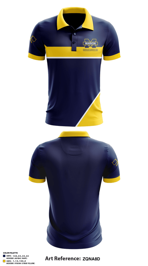 Short Sleeve Performance Polo, Marion High School Drill, Spirit Store, Teamtime, Team time, sublimation, custom sports apparel, team uniforms, spirit wear, spiritwear, sports uniforms, custom shirts, team store, custom team store, fundraiser sports, apparel fundraiser