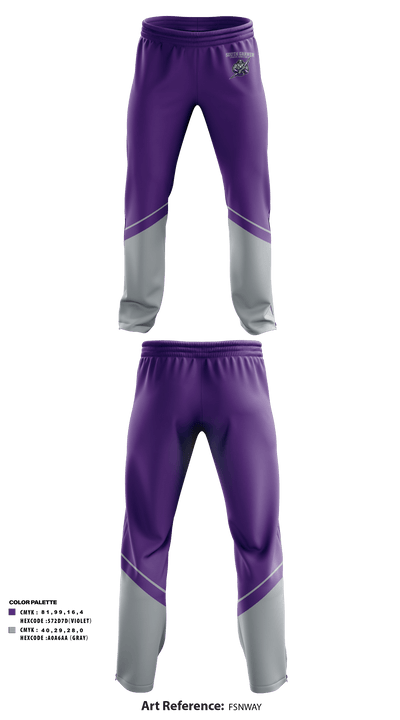 South Garner High School Track and Field 7493485 Sweatpants - 1