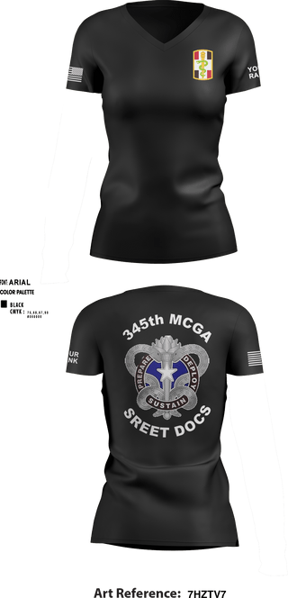Women's Short Sleeve Vneck Shirt, , Army, Teamtime, Team time, sublimation, custom sports apparel, team uniforms, spirit wear, spiritwear, sports uniforms, custom shirts, team store, custom team store, fundraiser sports, apparel fundraiser