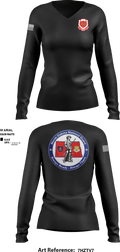 164th EN BN 3856732 Women's Long Sleeve V-neck Shirt - 1