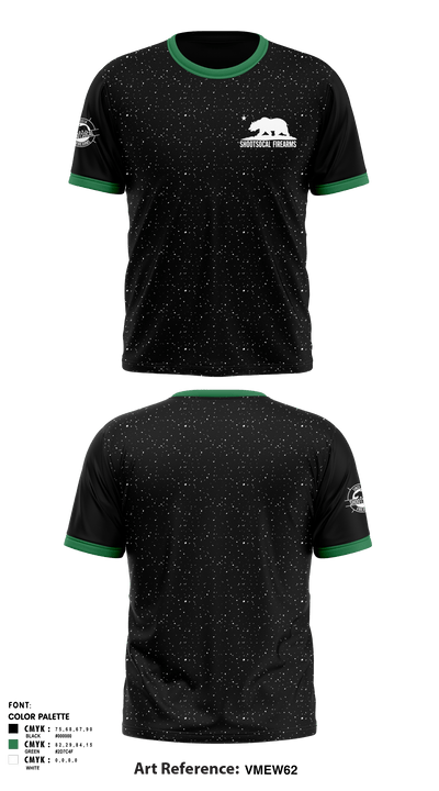 ShootSoCal firearms 29908101 Short Sleeve Performance Shirt - 1