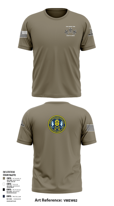 EOD GROUP TWO CHIEF’S MESS 26436916 Short Sleeve Performance Shirt - 9