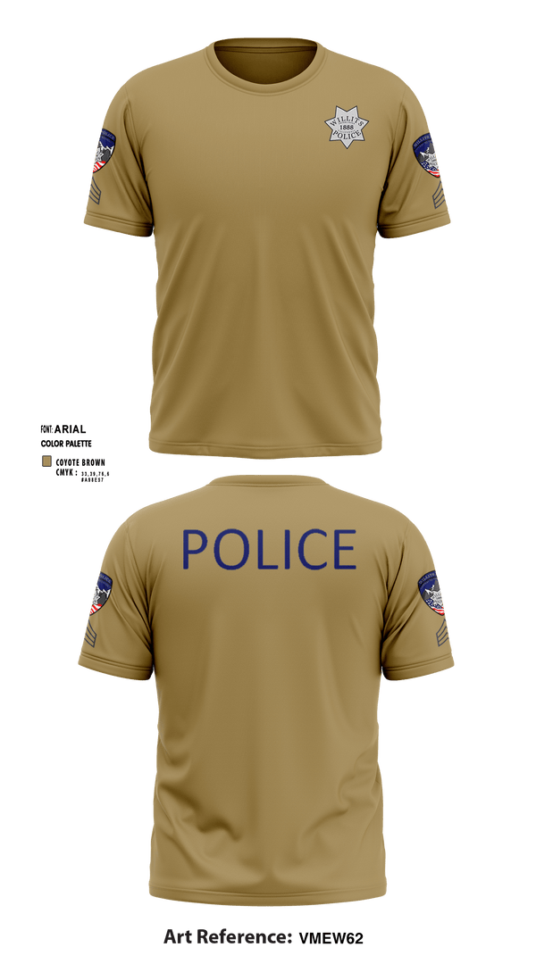 Short Sleeve Performance Shirt, Willits Little Lake JRTF, Police, Teamtime, Team time, sublimation, custom sports apparel, team uniforms, spirit wear, spiritwear, sports uniforms, custom shirts, team store, custom team store, fundraiser sports, apparel fundraiser