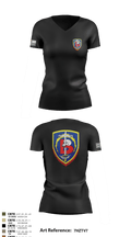 Bravo Squad 34987155 Women's Short Sleeve V-neck Shirt - 1