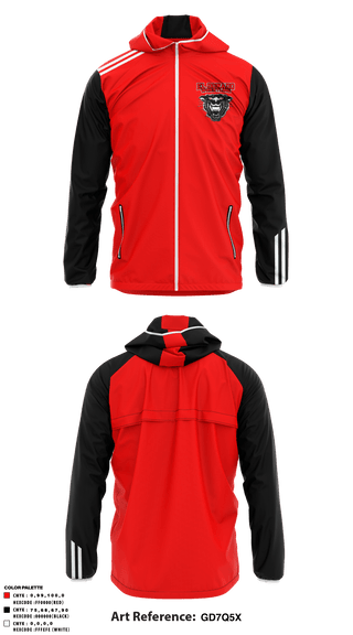 Windbreaker, El Dorado High School Wrestling, Wrestling, Teamtime, Team time, sublimation, custom sports apparel, team uniforms, spirit wear, spiritwear, sports uniforms, custom shirts, team store, custom team store, fundraiser sports, apparel fundraiser